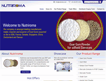 Tablet Screenshot of nutriroma.com